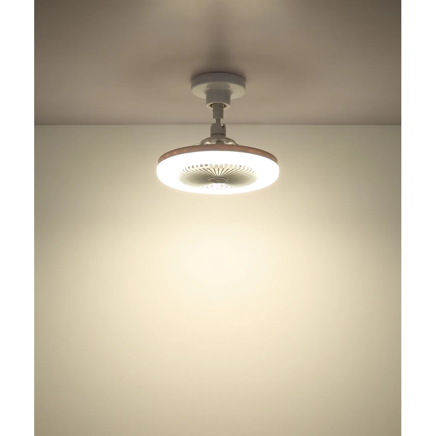 Globo - LED Stmívatelný stropní ventilátor LED/20W/230V 3000-6500K bílá + dálkové ovládání