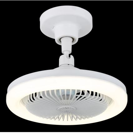 Globo - LED Stmívatelný stropní ventilátor LED/20W/230V 3000-6500K bílá + dálkové ovládání