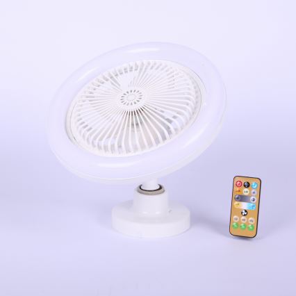 Globo - LED Stmívatelný stropní ventilátor LED/20W/230V 3000-6500K bílá + dálkové ovládání