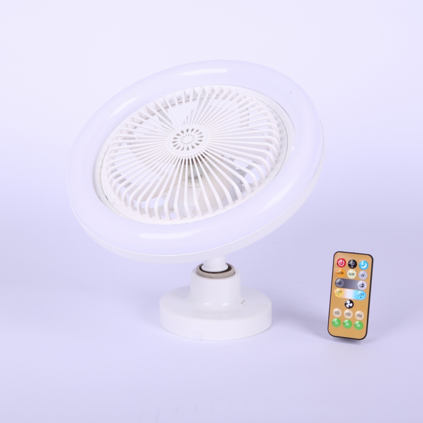 Globo - LED Stmívatelný stropní ventilátor LED/20W/230V 3000-6500K bílá + dálkové ovládání
