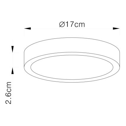 Globo - LED Stmívatelné stropní svítidlo LED/22W/230V