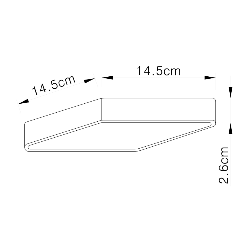 Globo - LED Stmívatelné stropní svítidlo LED/15W/230V