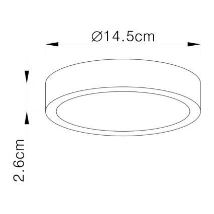 Globo - LED Stropní svítidlo LED/15W/230V