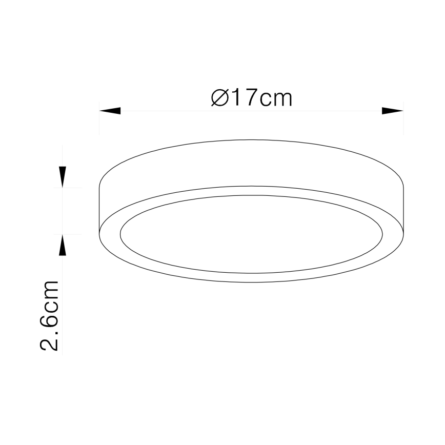 Globo - LED Stmívatelné stropní svítidlo LED/22W/230V