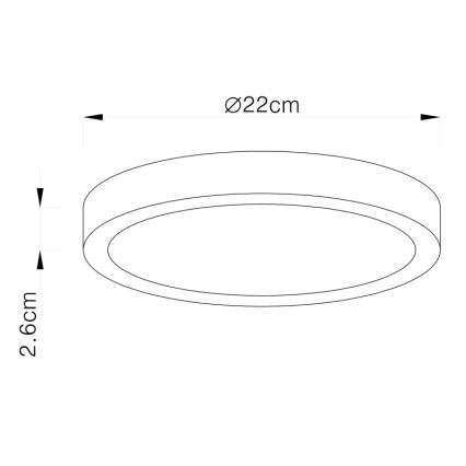 Globo - LED Stropní svítidlo LED/28W/230V