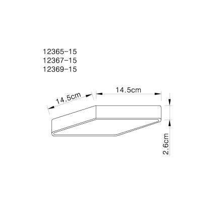 Globo - LED Stropní svítidlo LED/15W/230V