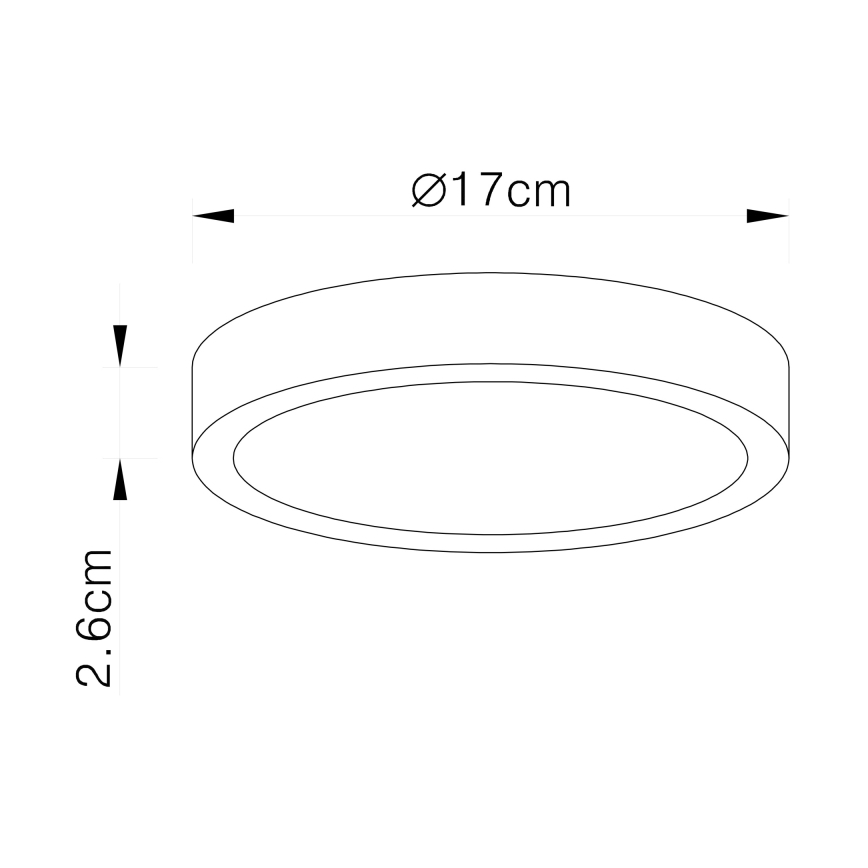 Globo - LED Stmívatelné stropní svítidlo LED/22W/230V