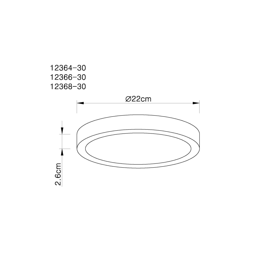 Globo - LED Stmívatelné stropní svítidlo LED/28W/230V