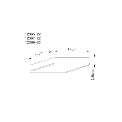 Globo - LED Stropní svítidlo LED/22W/230V