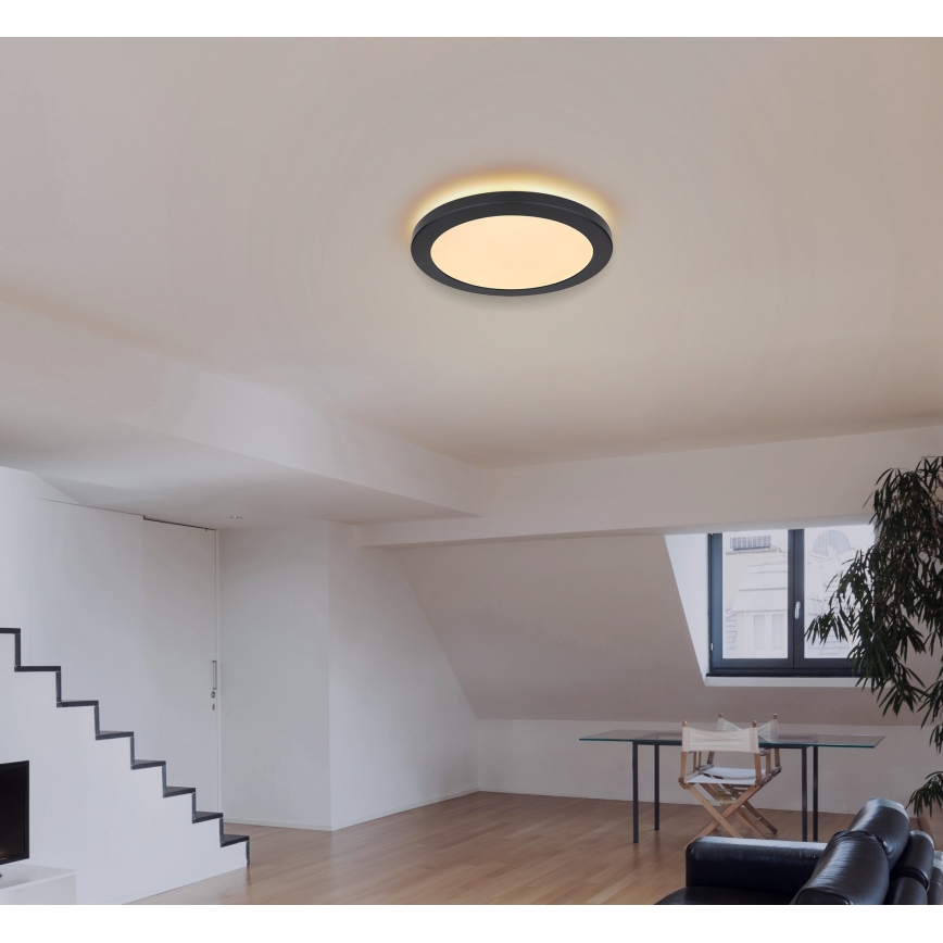 Globo - LED Stropní svítidlo LED/24W/230V 3000/4000/6500K černá