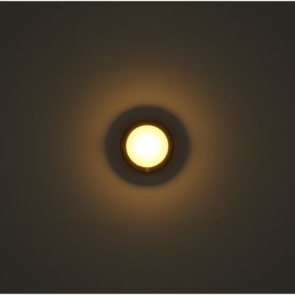 Globo - LED Nabíjecí dotykové nástěnné svítidlo LED/1,2W/3,7V pr. 15 cm 1800 mAh černá
