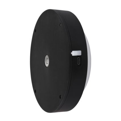 Globo - LED Nabíjecí dotykové nástěnné svítidlo LED/1,2W/3,7V pr. 15 cm 1800 mAh černá
