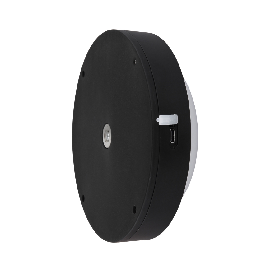 Globo - LED Nabíjecí dotykové nástěnné svítidlo LED/1,2W/3,7V pr. 15 cm 1800 mAh černá