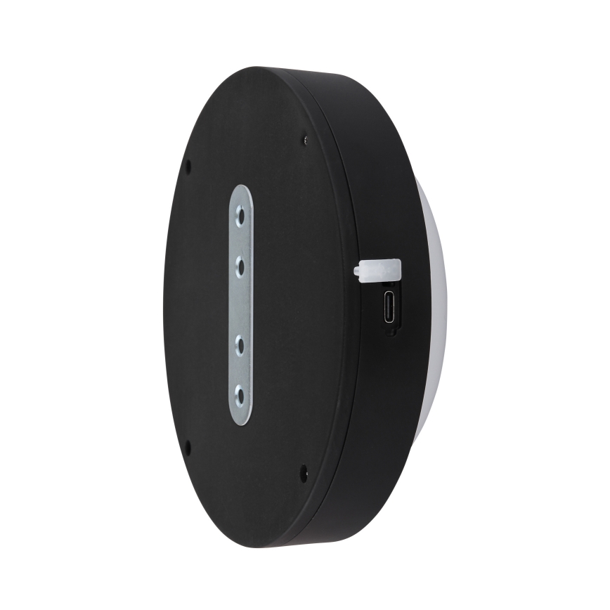 Globo - LED Nabíjecí dotykové nástěnné svítidlo LED/1,2W/3,7V pr. 15 cm 1800 mAh černá