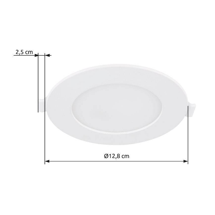 Globo - LED Podhledové svítidlo LED/6W/230V 4000K pr. 12,8 cm