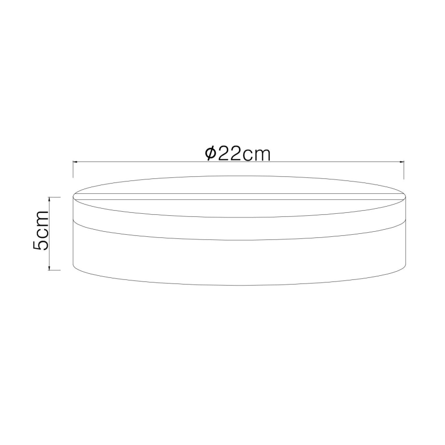 Globo - LED Stropní svítidlo LED/12W/230V 4000K pr. 22 cm bílá