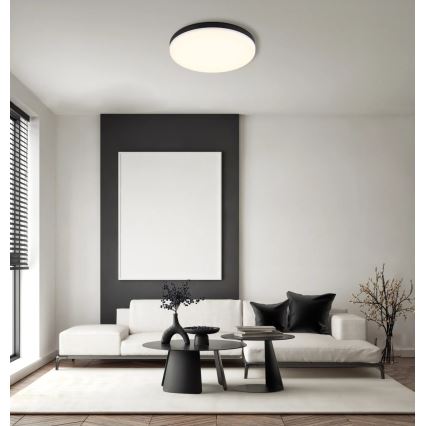 Globo - LED Stropní svítidlo LED/18W/230V 4000K pr. 30 cm černá