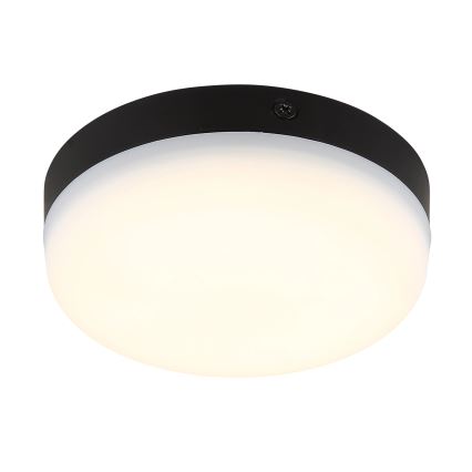 Globo - LED Stropní svítidlo LED/8W/230V 4000K pr. 12 cm černá