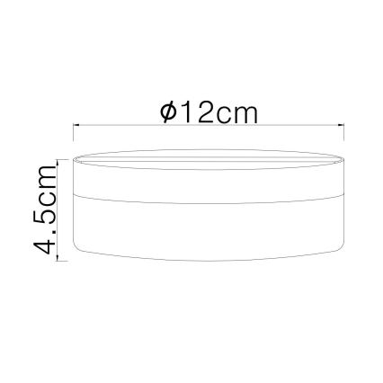 Globo - LED Stropní svítidlo LED/8W/230V 4000K pr. 12 cm bílá