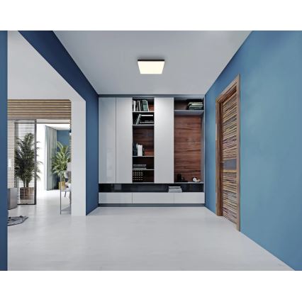Globo - LED Stropní svítidlo LED/18W/230V 4000K 30x30 cm černá