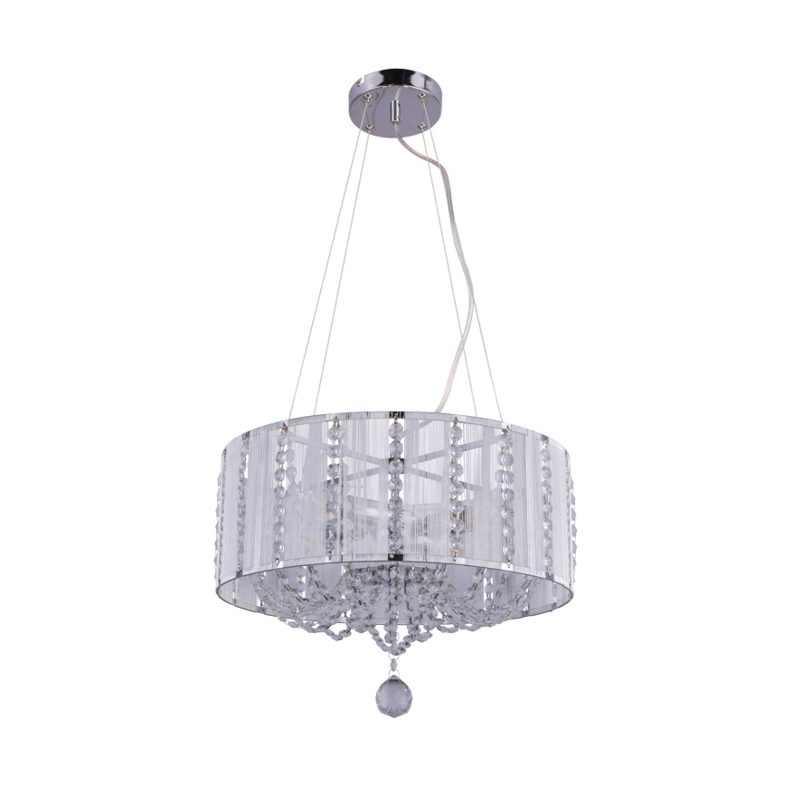 Globo - Křišťálový lustr na lanku 4xE14/40W/230V