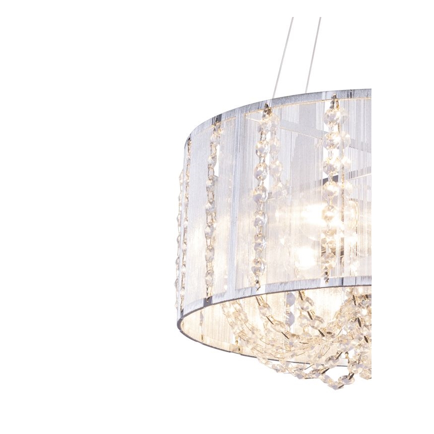 Globo - Křišťálový lustr na lanku 4xE14/40W/230V