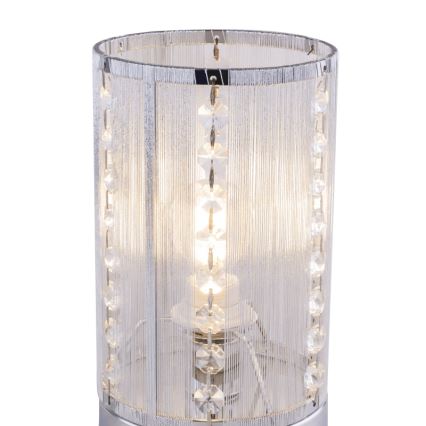 Globo - Křišťálová stolní lampa 1xE14/40W/230V