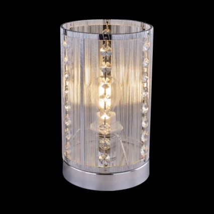 Globo - Křišťálová stolní lampa 1xE14/40W/230V