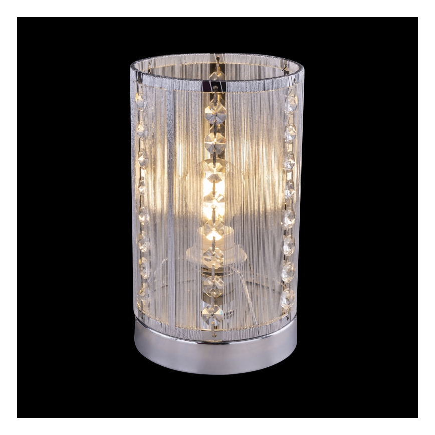 Globo - Křišťálová stolní lampa 1xE14/40W/230V