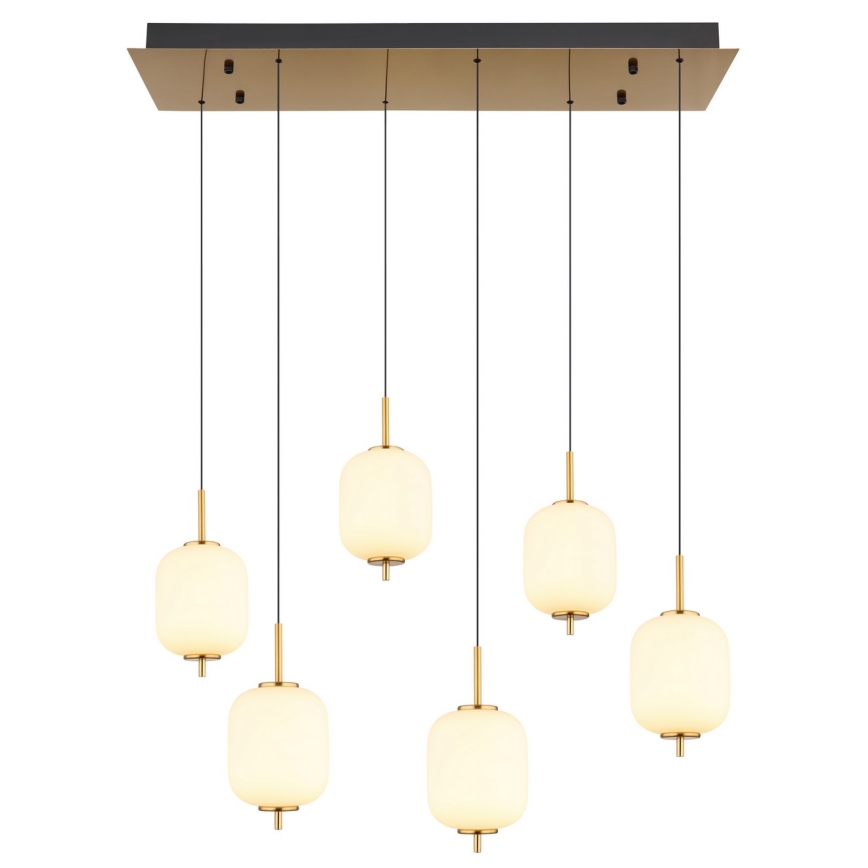 Globo - LED Lustr na lanku 6xLED/6,7W/230V