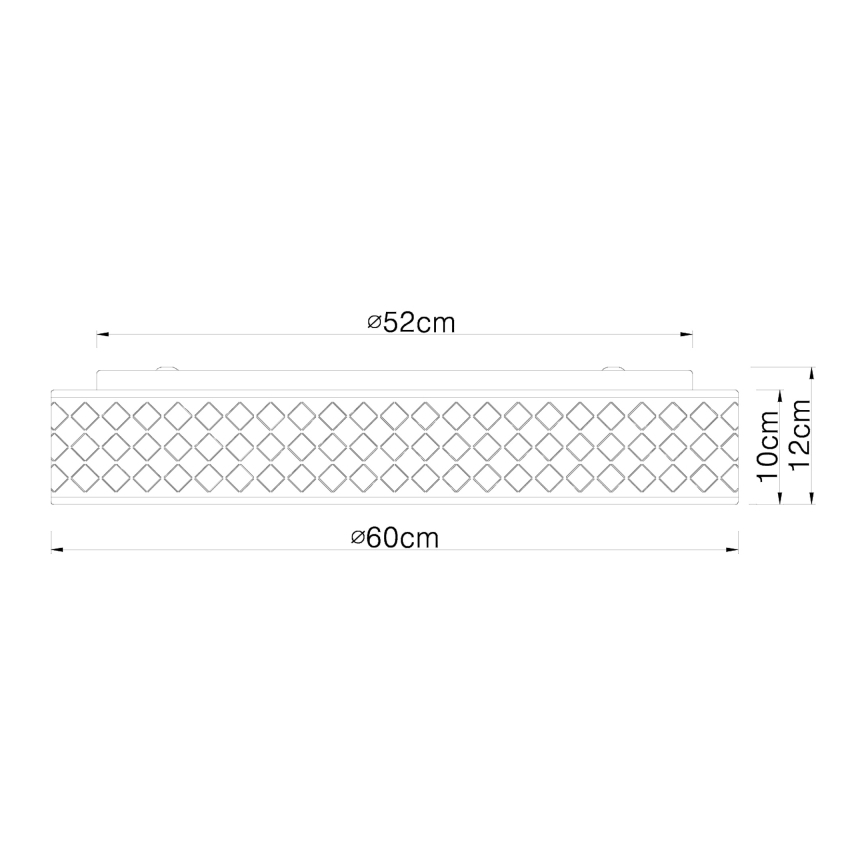 Globo - LED Stmívatelné stropní svítidlo LED/60W/230V + dálkové ovládání