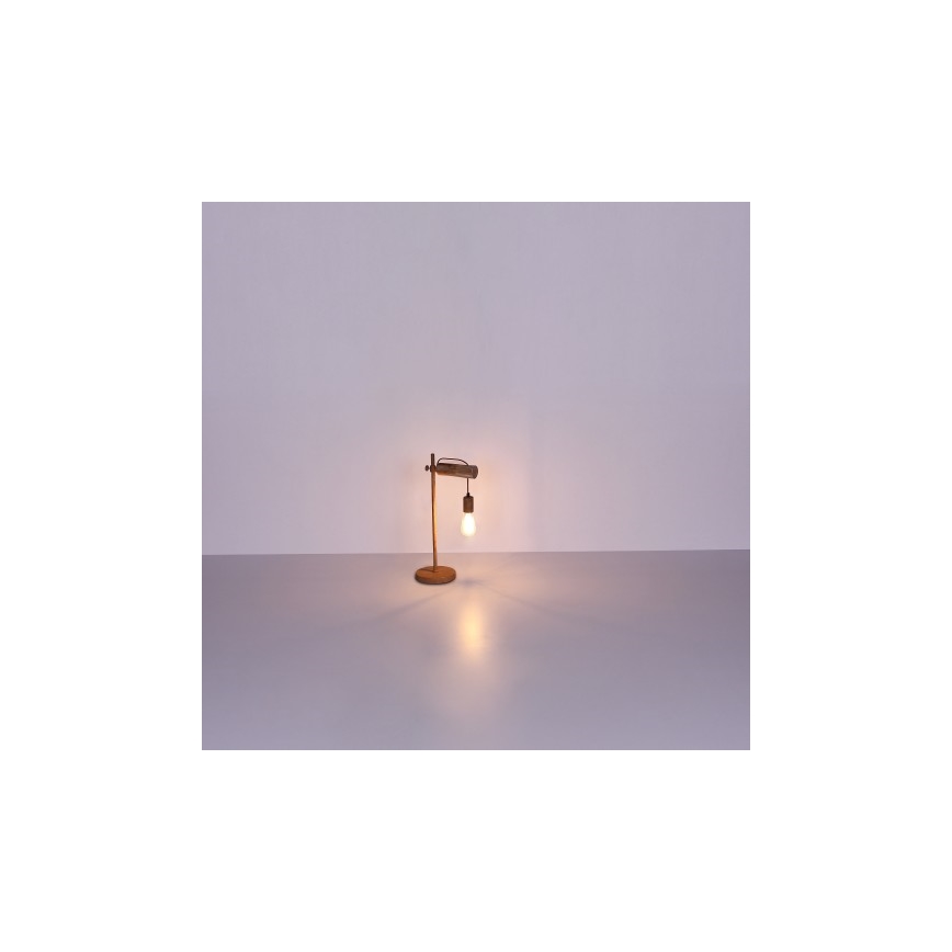 Globo - Stolní lampa 1xE27/40W/230V topol