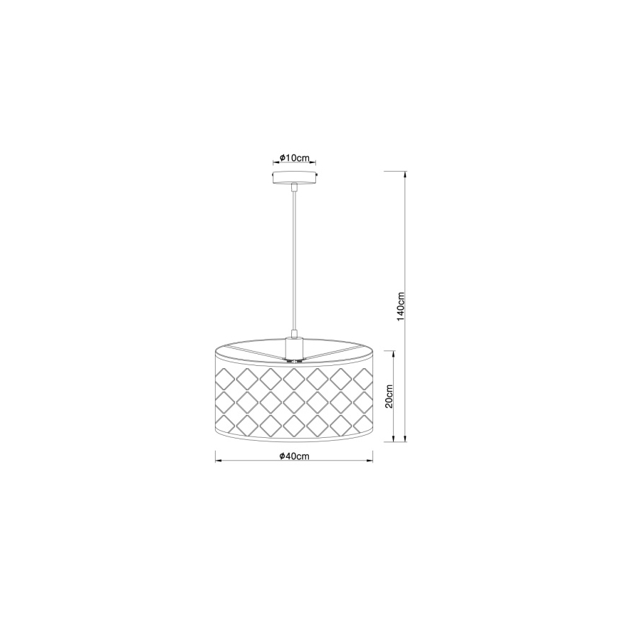 Globo - Lustr na lanku 1xE27/60W/230V