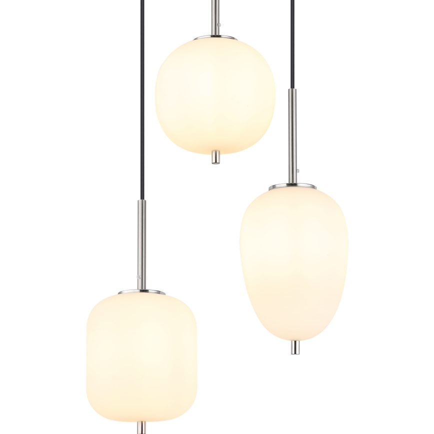 Globo - Lustr na lanku 3xE14/40W/230V lesklý chrom