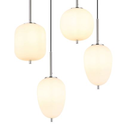 Globo - Lustr na lanku 6xE14/40W/230V lesklý chrom