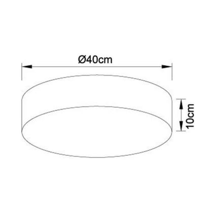 Globo - LED Stmívatelné stropní svítidlo LED/24W/230V 3000-6000K + dálkové ovládání