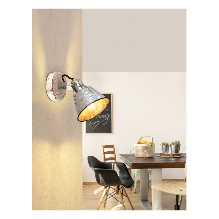 Globo - Nástěnné bodové svítidlo 1xE27/60W/230V jedle