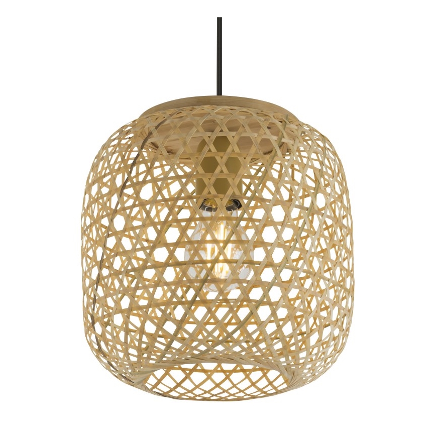 Globo - Lustr na lanku 1xE27/60W/230V bambus