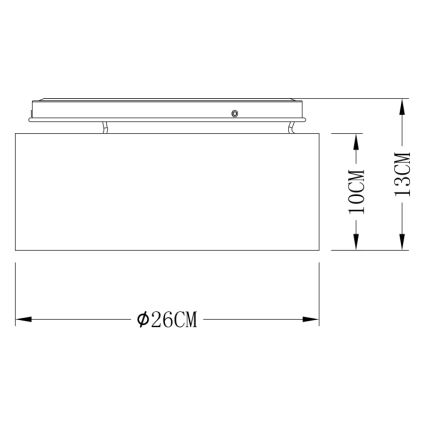 Globo - LED Stropní svítidlo LED/12W/230V