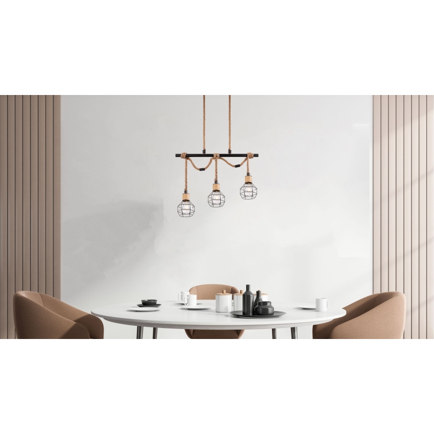 Globo - Lustr na lanku 3xE27/60W/230V