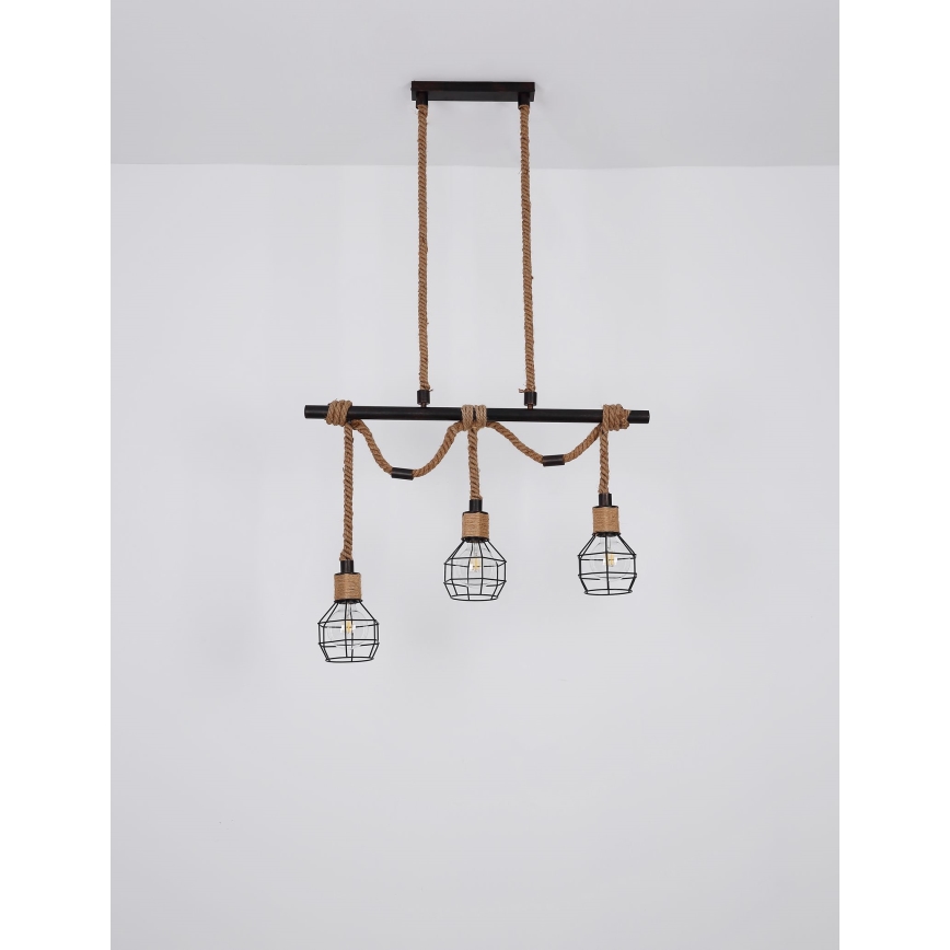 Globo - Lustr na lanku 3xE27/60W/230V