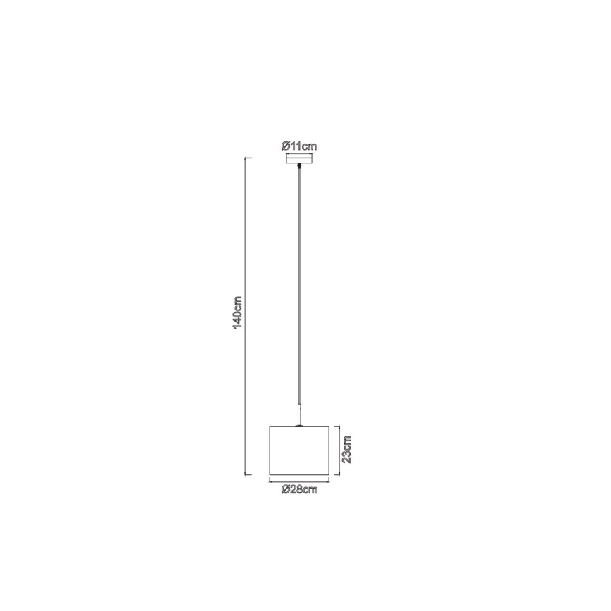 Globo - Lustr na lanku 1xE27/40W/230V