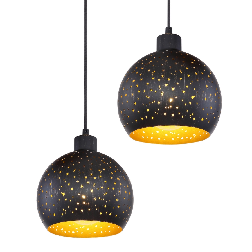 Globo - Lustr na lanku 3xE27/40W/230V pavouk