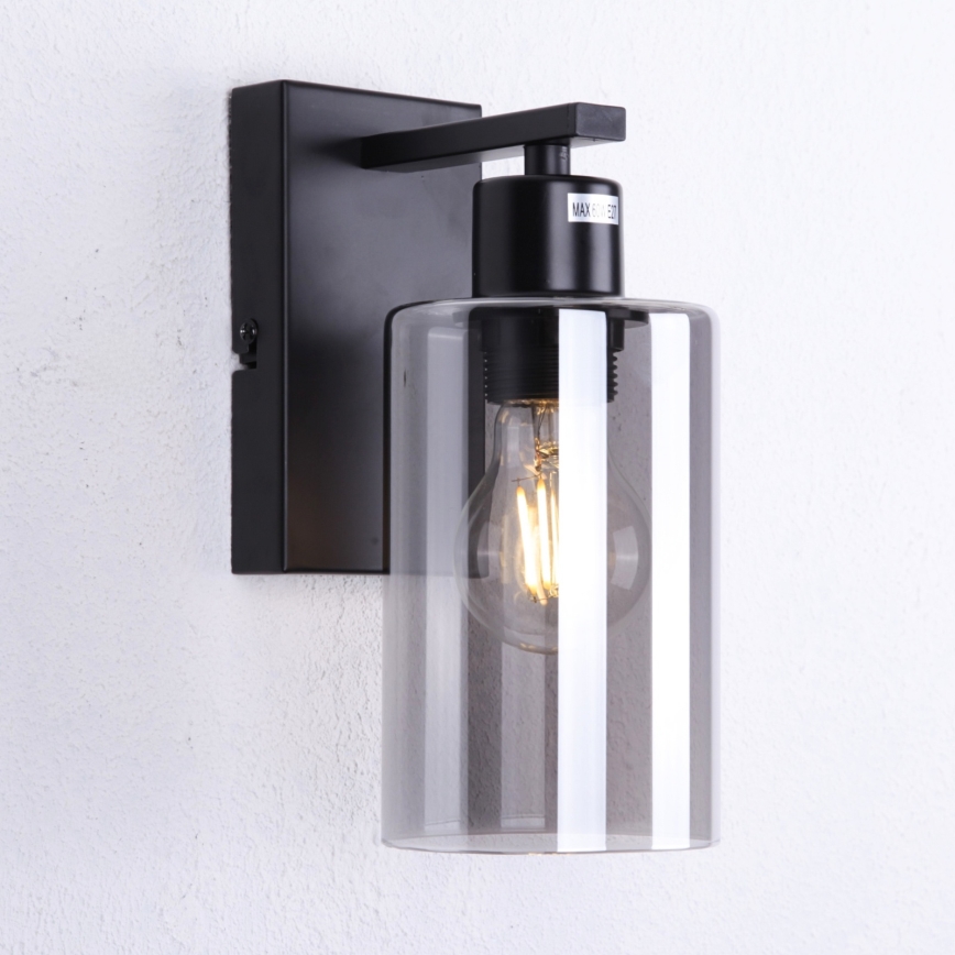 Globo - Nástěnné svítidlo 1xE27/60W/230V černá