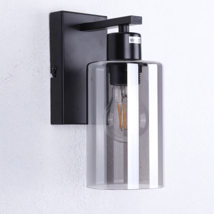 Globo - Nástěnné svítidlo 1xE27/60W/230V černá