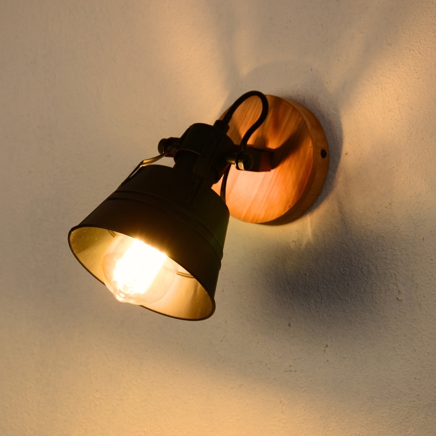 Globo - Nástěnné bodové svítidlo 1xE27/60W/230V jedle