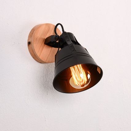 Globo - Nástěnné bodové svítidlo 1xE27/60W/230V jedle