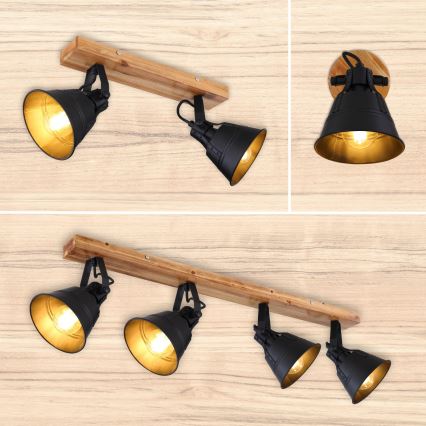 Globo - Nástěnné bodové svítidlo 1xE27/60W/230V jedle