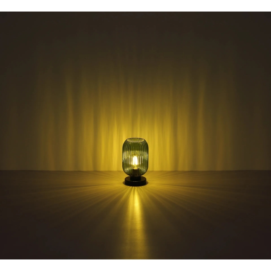 Globo - Stolní lampa 1xE27/40W/230V zelená