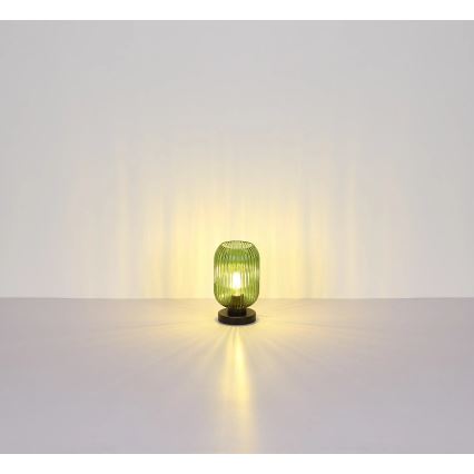 Globo - Stolní lampa 1xE27/40W/230V zelená